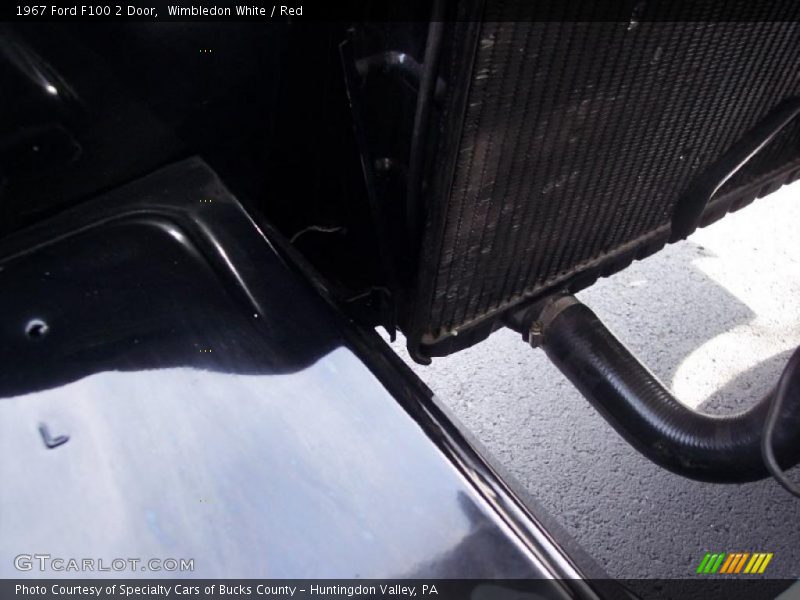 Wimbledon White / Red 1967 Ford F100 2 Door