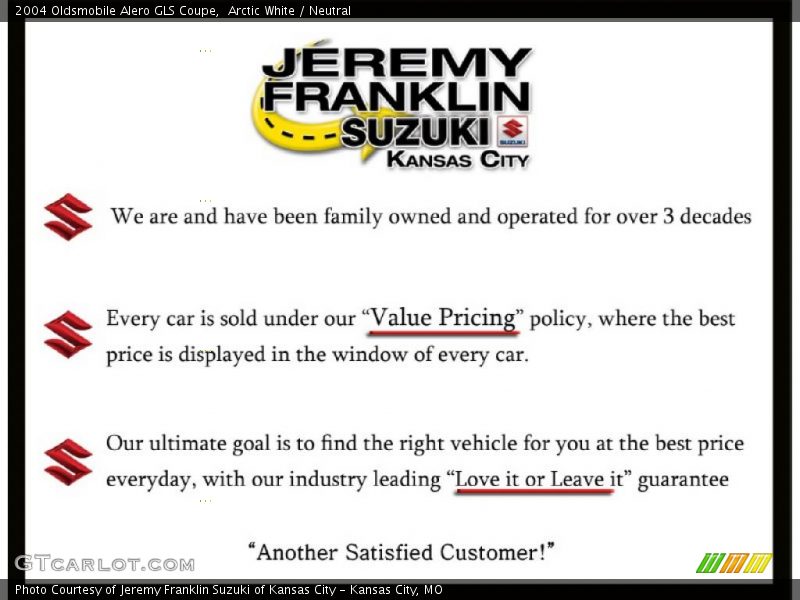 Arctic White / Neutral 2004 Oldsmobile Alero GLS Coupe