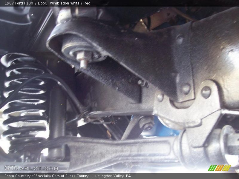 Wimbledon White / Red 1967 Ford F100 2 Door