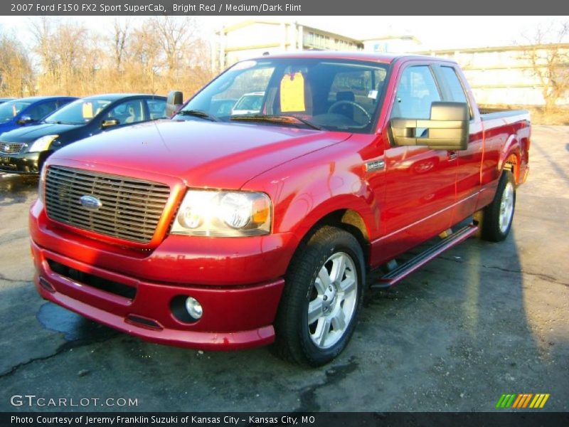 Bright Red / Medium/Dark Flint 2007 Ford F150 FX2 Sport SuperCab