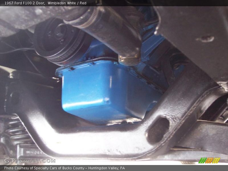 Wimbledon White / Red 1967 Ford F100 2 Door