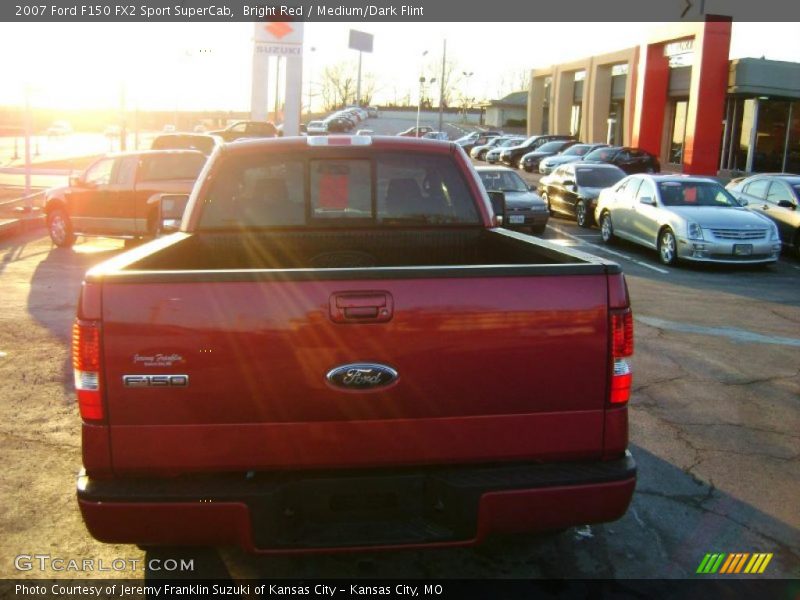 Bright Red / Medium/Dark Flint 2007 Ford F150 FX2 Sport SuperCab