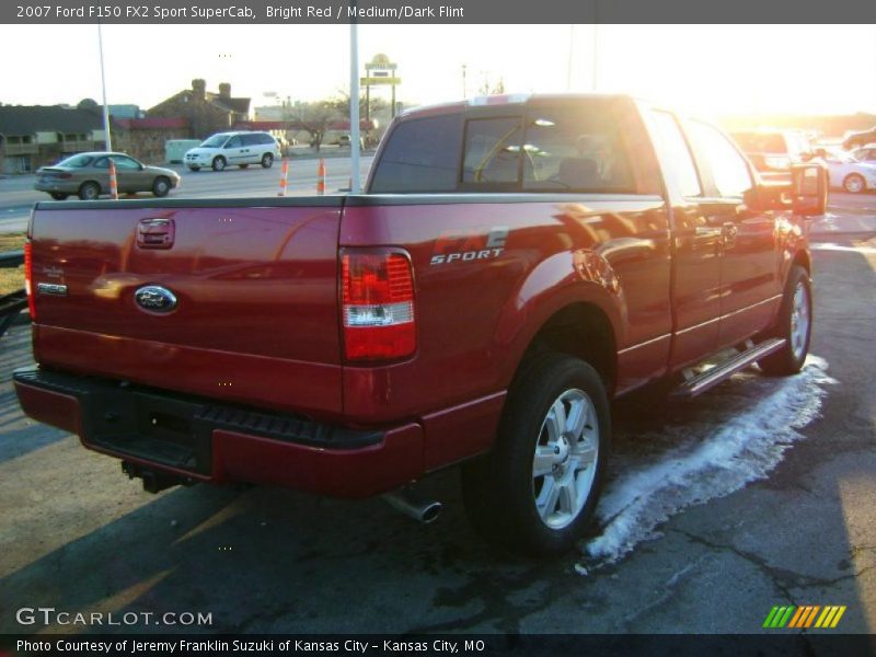 Bright Red / Medium/Dark Flint 2007 Ford F150 FX2 Sport SuperCab