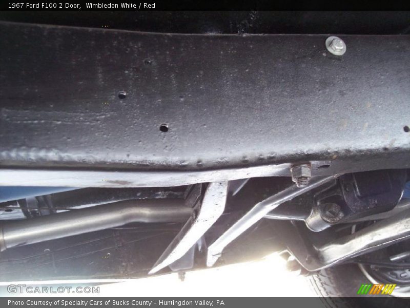 Wimbledon White / Red 1967 Ford F100 2 Door