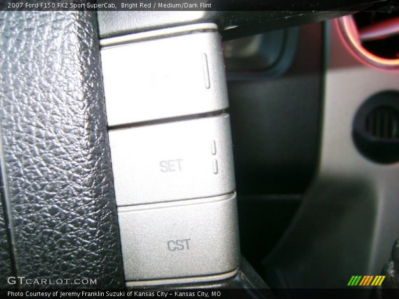 Bright Red / Medium/Dark Flint 2007 Ford F150 FX2 Sport SuperCab