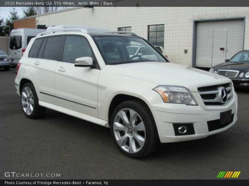 Arctic White / Black 2010 Mercedes-Benz GLK 350 4Matic