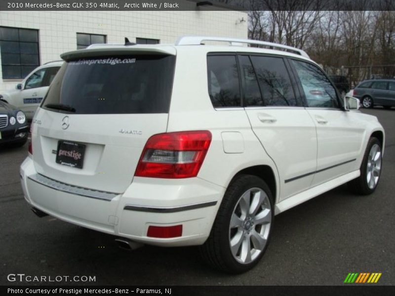 Arctic White / Black 2010 Mercedes-Benz GLK 350 4Matic