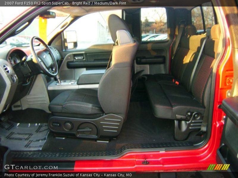 Bright Red / Medium/Dark Flint 2007 Ford F150 FX2 Sport SuperCab