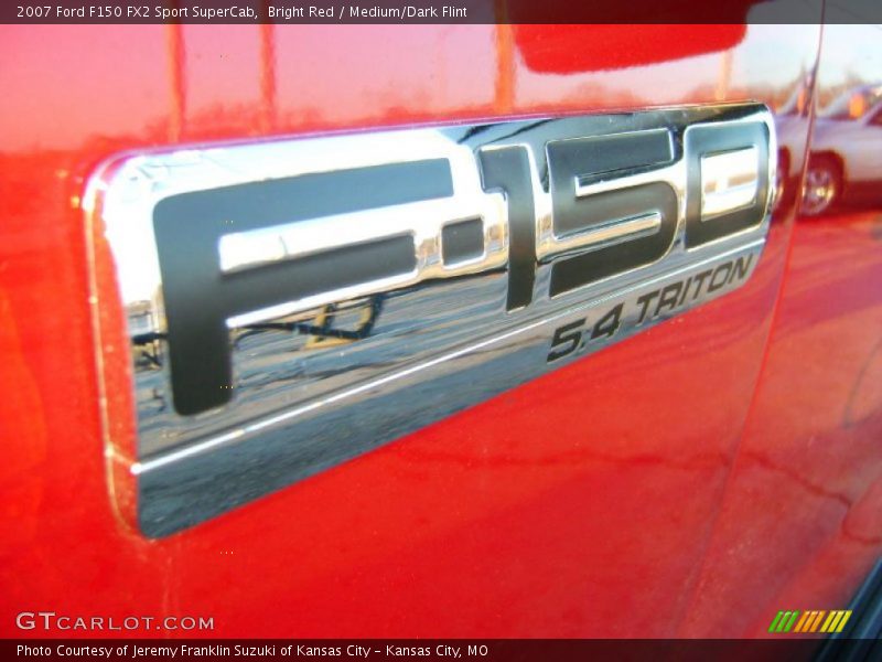 Bright Red / Medium/Dark Flint 2007 Ford F150 FX2 Sport SuperCab