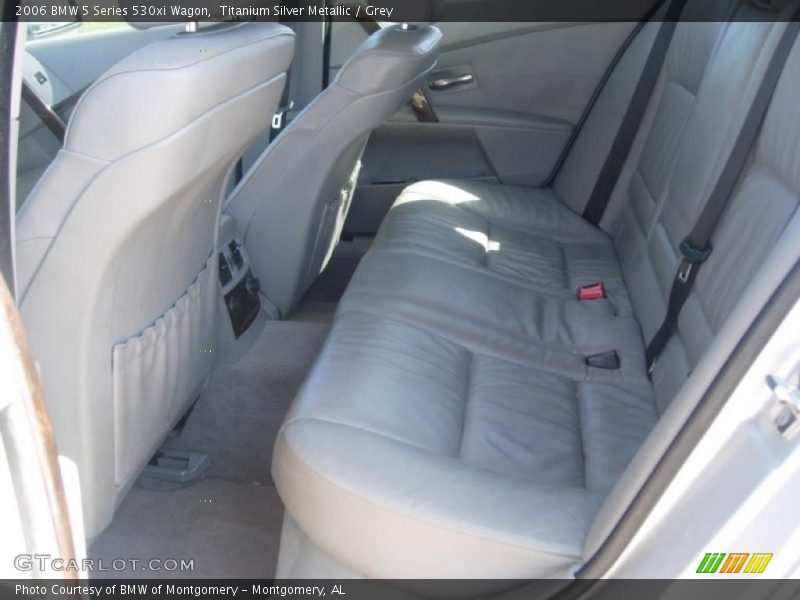 Titanium Silver Metallic / Grey 2006 BMW 5 Series 530xi Wagon