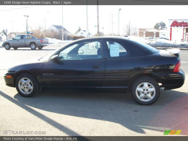 Black / Agate 1998 Dodge Neon Highline Coupe