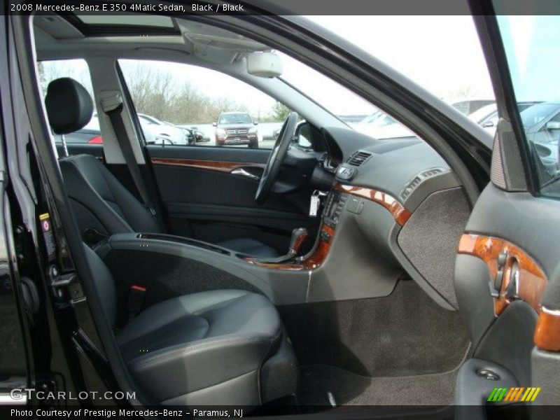 Black / Black 2008 Mercedes-Benz E 350 4Matic Sedan