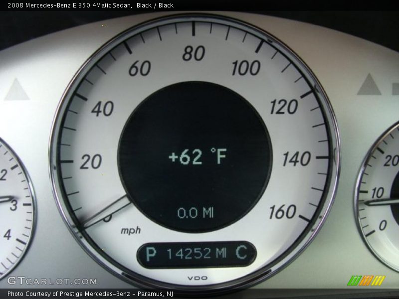 Black / Black 2008 Mercedes-Benz E 350 4Matic Sedan