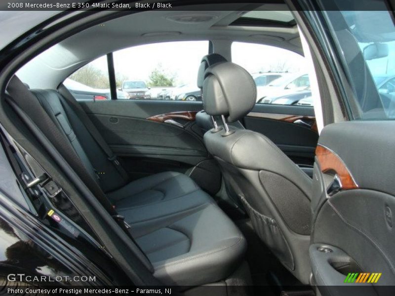 Black / Black 2008 Mercedes-Benz E 350 4Matic Sedan