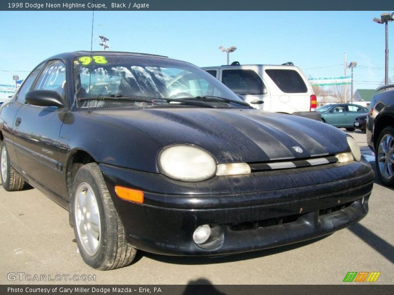 Black / Agate 1998 Dodge Neon Highline Coupe