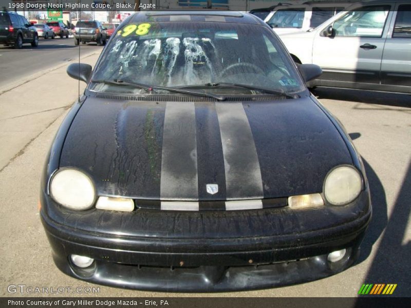 Black / Agate 1998 Dodge Neon Highline Coupe