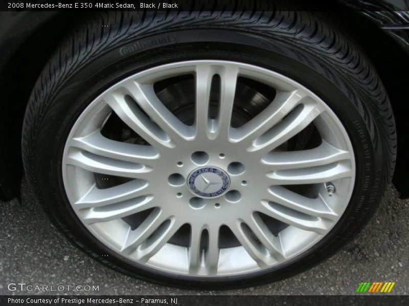 Black / Black 2008 Mercedes-Benz E 350 4Matic Sedan