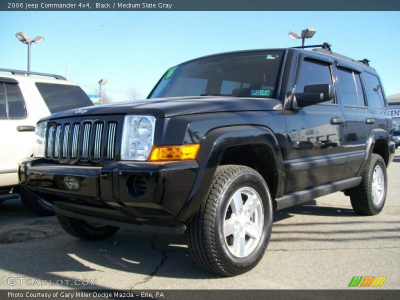 Black / Medium Slate Gray 2006 Jeep Commander 4x4