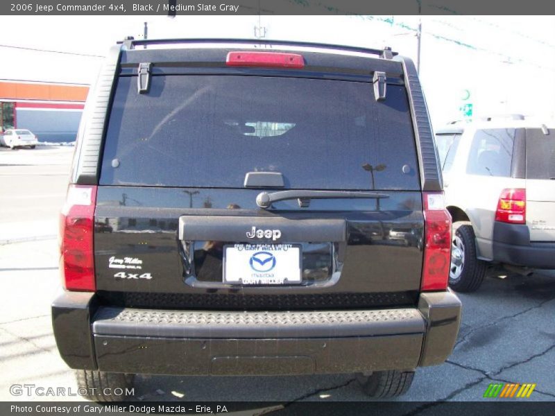 Black / Medium Slate Gray 2006 Jeep Commander 4x4
