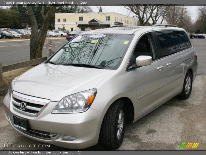 Silver Pearl Metallic / Gray 2006 Honda Odyssey EX-L