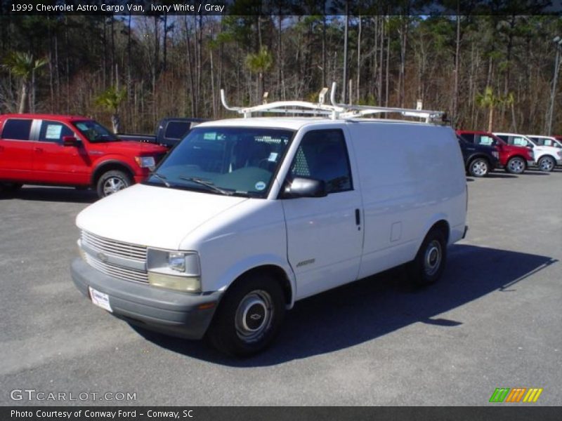 Ivory White / Gray 1999 Chevrolet Astro Cargo Van