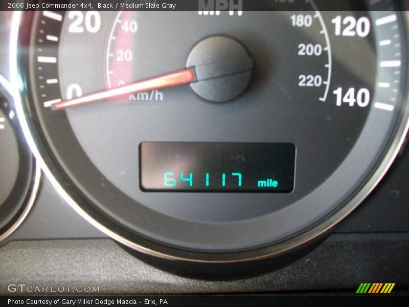 Black / Medium Slate Gray 2006 Jeep Commander 4x4
