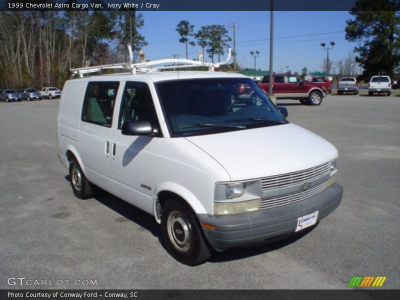Ivory White / Gray 1999 Chevrolet Astro Cargo Van