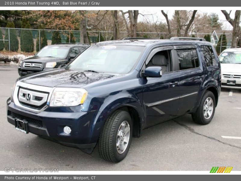 Bali Blue Pearl / Gray 2010 Honda Pilot Touring 4WD