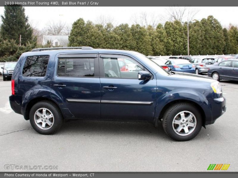 Bali Blue Pearl / Gray 2010 Honda Pilot Touring 4WD