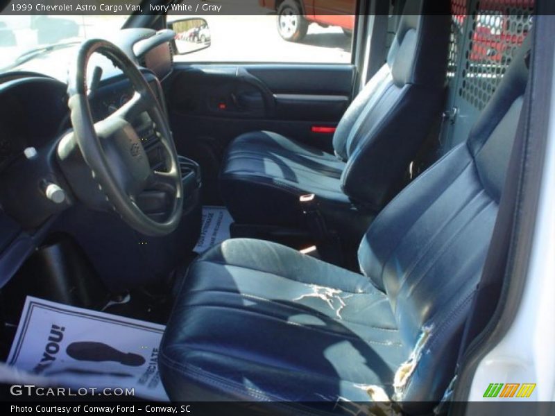 Ivory White / Gray 1999 Chevrolet Astro Cargo Van