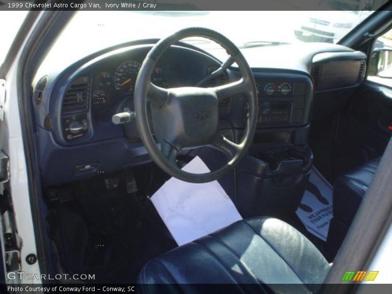 Ivory White / Gray 1999 Chevrolet Astro Cargo Van
