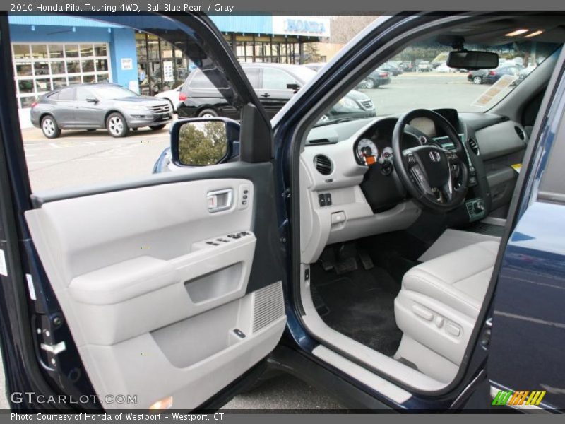 Bali Blue Pearl / Gray 2010 Honda Pilot Touring 4WD