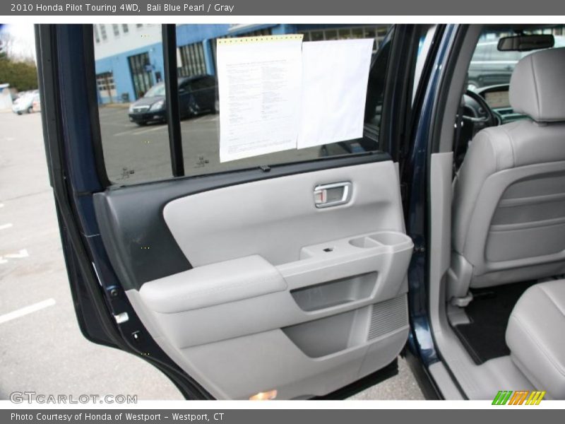 Bali Blue Pearl / Gray 2010 Honda Pilot Touring 4WD