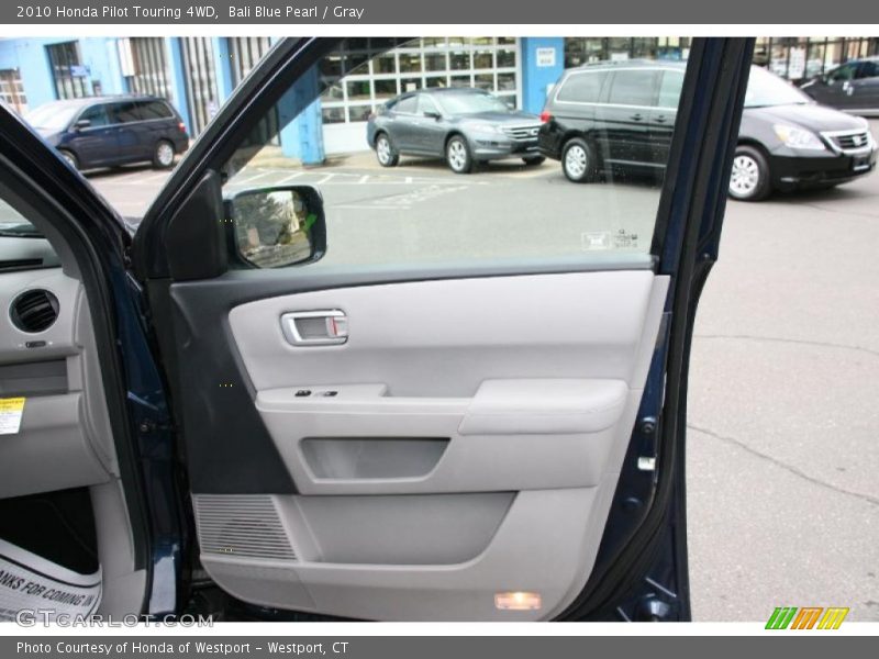 Bali Blue Pearl / Gray 2010 Honda Pilot Touring 4WD