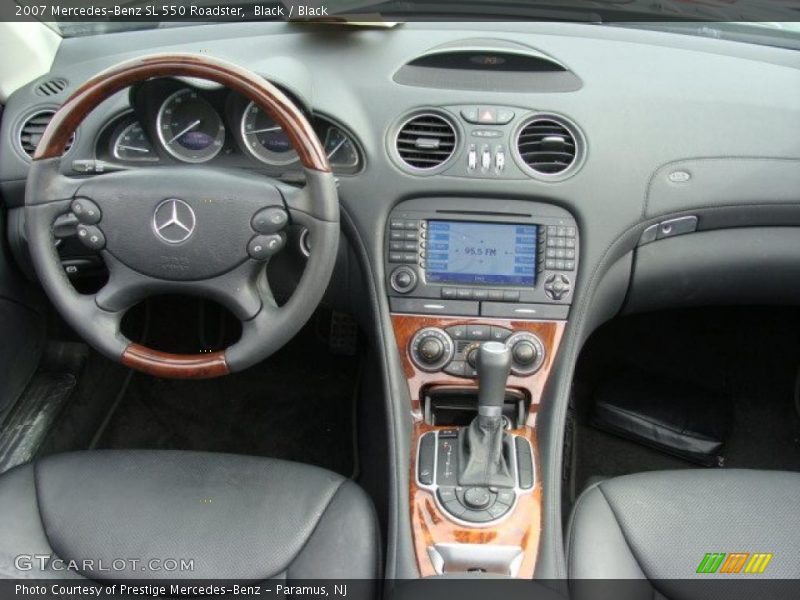 Black / Black 2007 Mercedes-Benz SL 550 Roadster