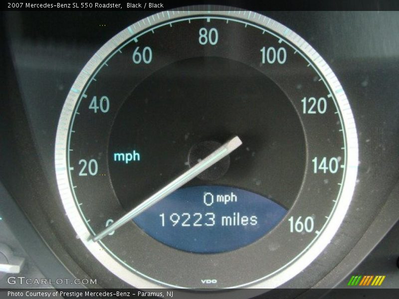 Black / Black 2007 Mercedes-Benz SL 550 Roadster