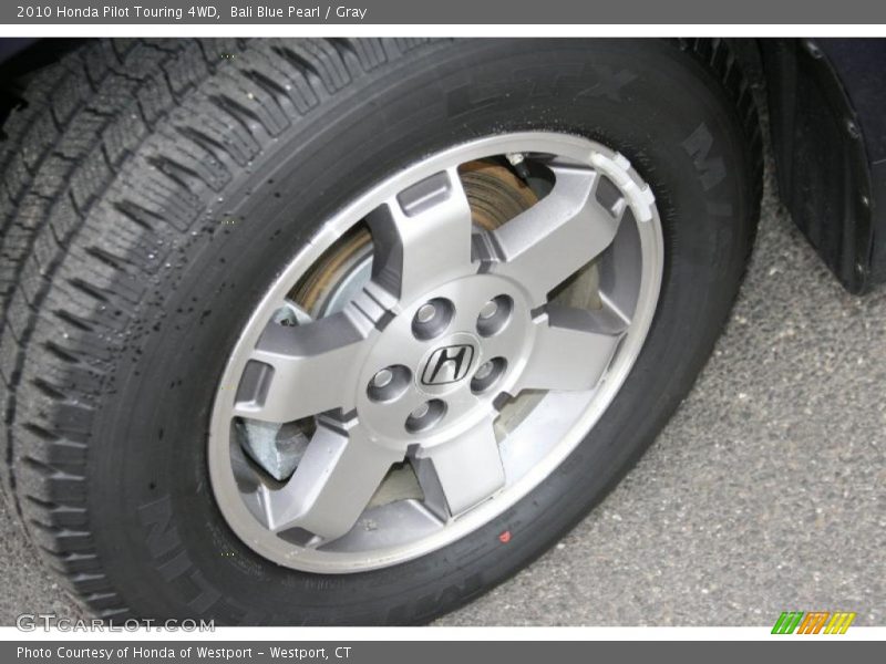 Bali Blue Pearl / Gray 2010 Honda Pilot Touring 4WD