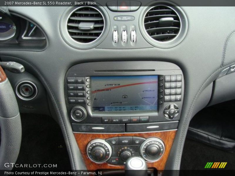 Black / Black 2007 Mercedes-Benz SL 550 Roadster
