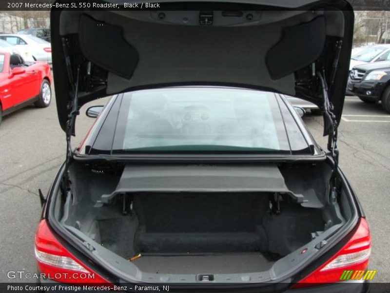 Black / Black 2007 Mercedes-Benz SL 550 Roadster