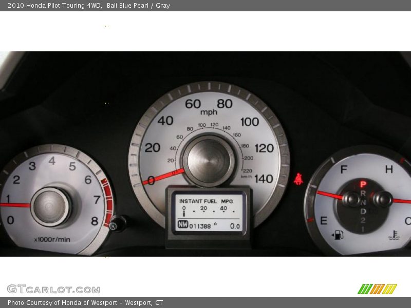 Bali Blue Pearl / Gray 2010 Honda Pilot Touring 4WD