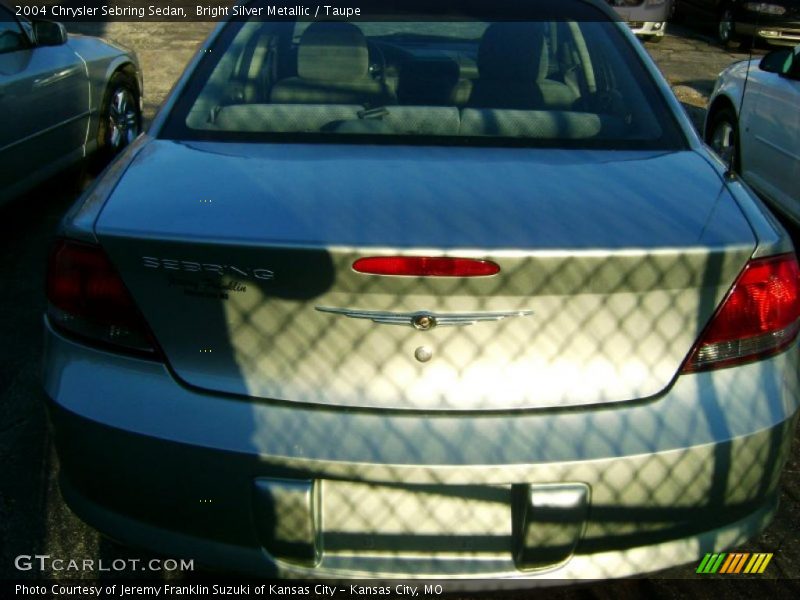 Bright Silver Metallic / Taupe 2004 Chrysler Sebring Sedan