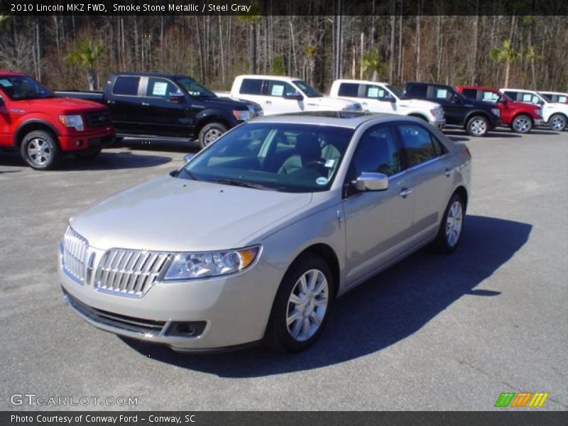 Smoke Stone Metallic / Steel Gray 2010 Lincoln MKZ FWD