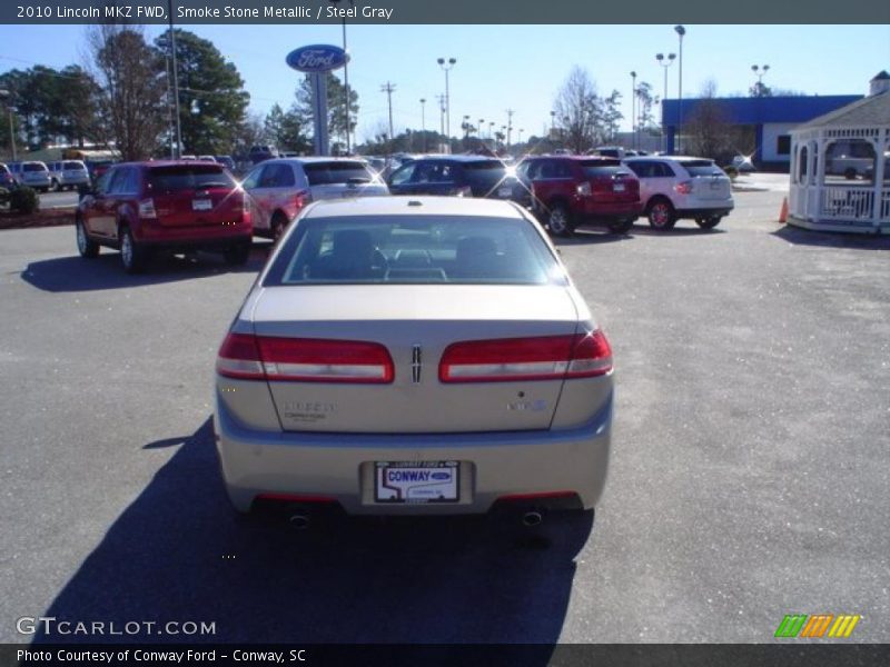 Smoke Stone Metallic / Steel Gray 2010 Lincoln MKZ FWD