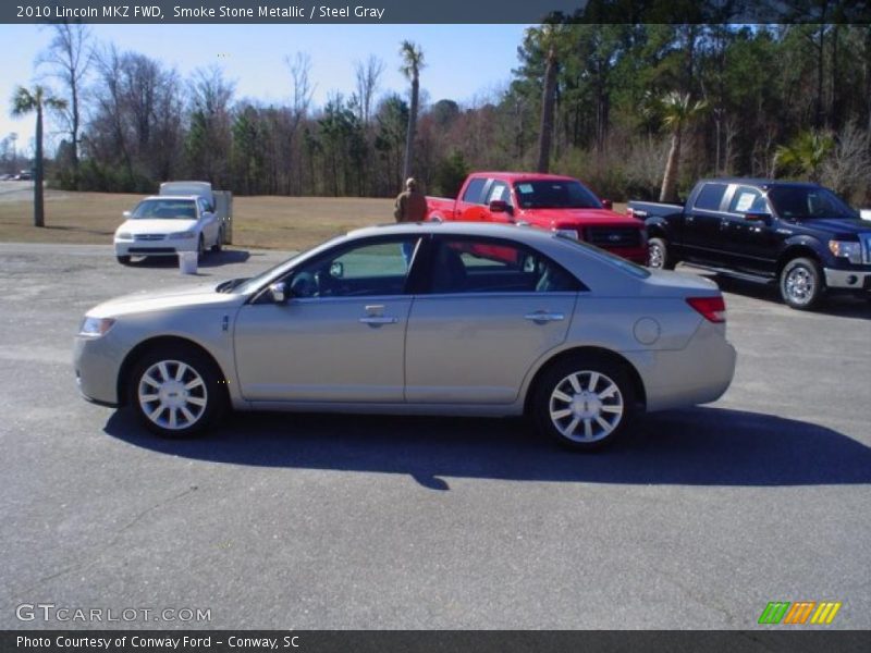 Smoke Stone Metallic / Steel Gray 2010 Lincoln MKZ FWD