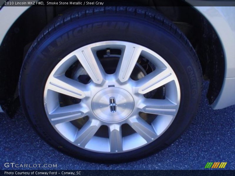 Smoke Stone Metallic / Steel Gray 2010 Lincoln MKZ FWD