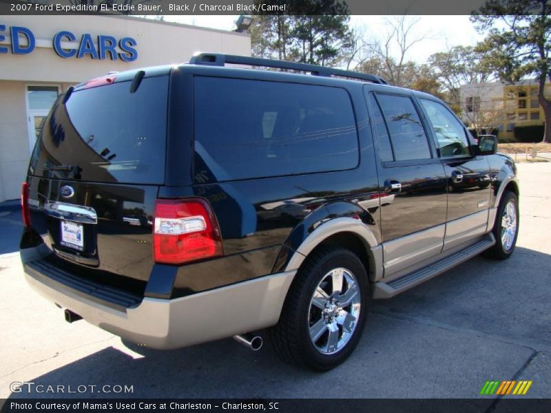 Black / Charcoal Black/Camel 2007 Ford Expedition EL Eddie Bauer