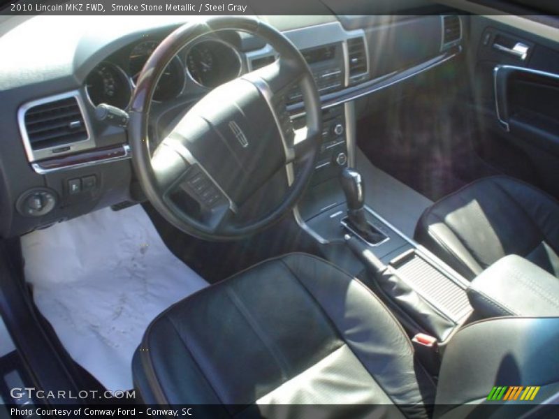 Smoke Stone Metallic / Steel Gray 2010 Lincoln MKZ FWD
