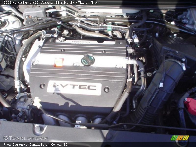 Alabaster Silver Metallic / Titanium/Black 2008 Honda Element SC