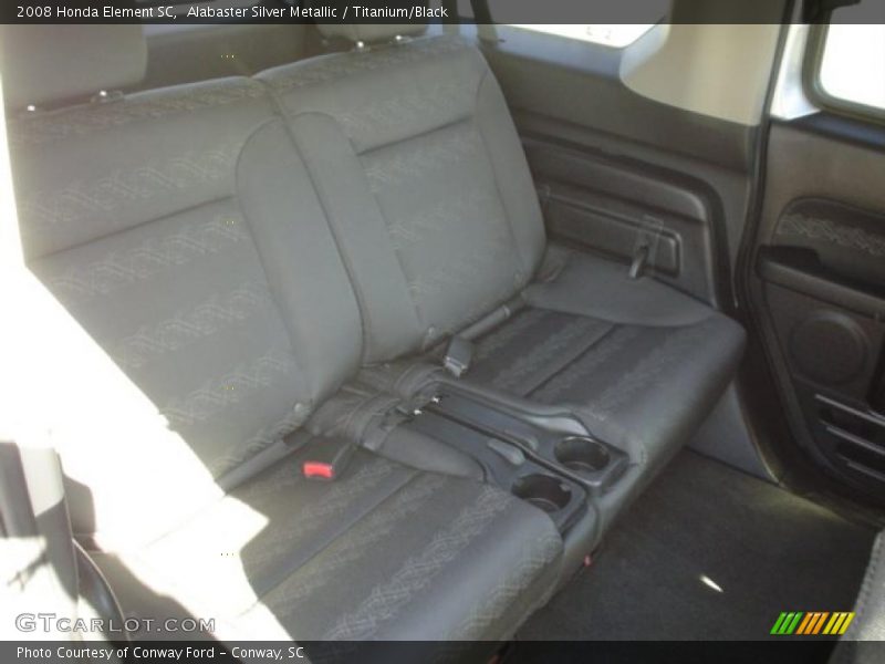 Alabaster Silver Metallic / Titanium/Black 2008 Honda Element SC