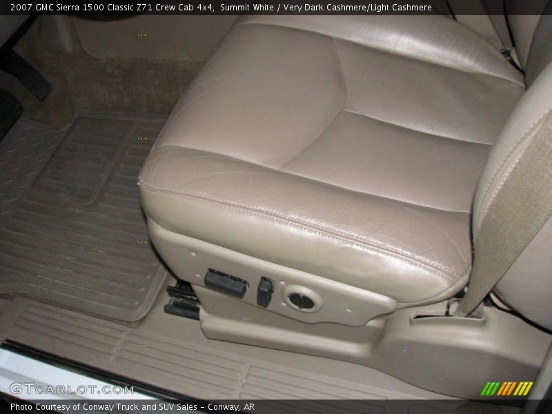 Summit White / Very Dark Cashmere/Light Cashmere 2007 GMC Sierra 1500 Classic Z71 Crew Cab 4x4